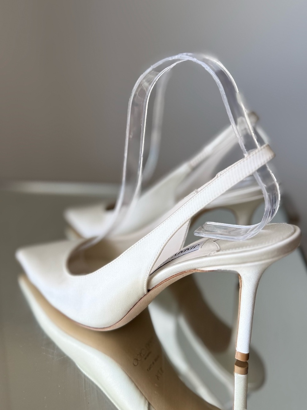 Jimmy Choo Love 85 satin slingback pumps
$850 37.5 - Picture 13 of 13